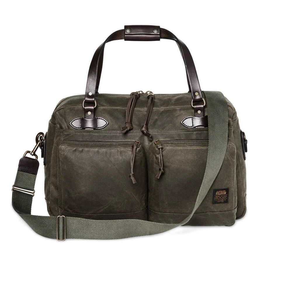 Filson Green Cloth 48 Hour Tin Cloth Duffle Bag - New